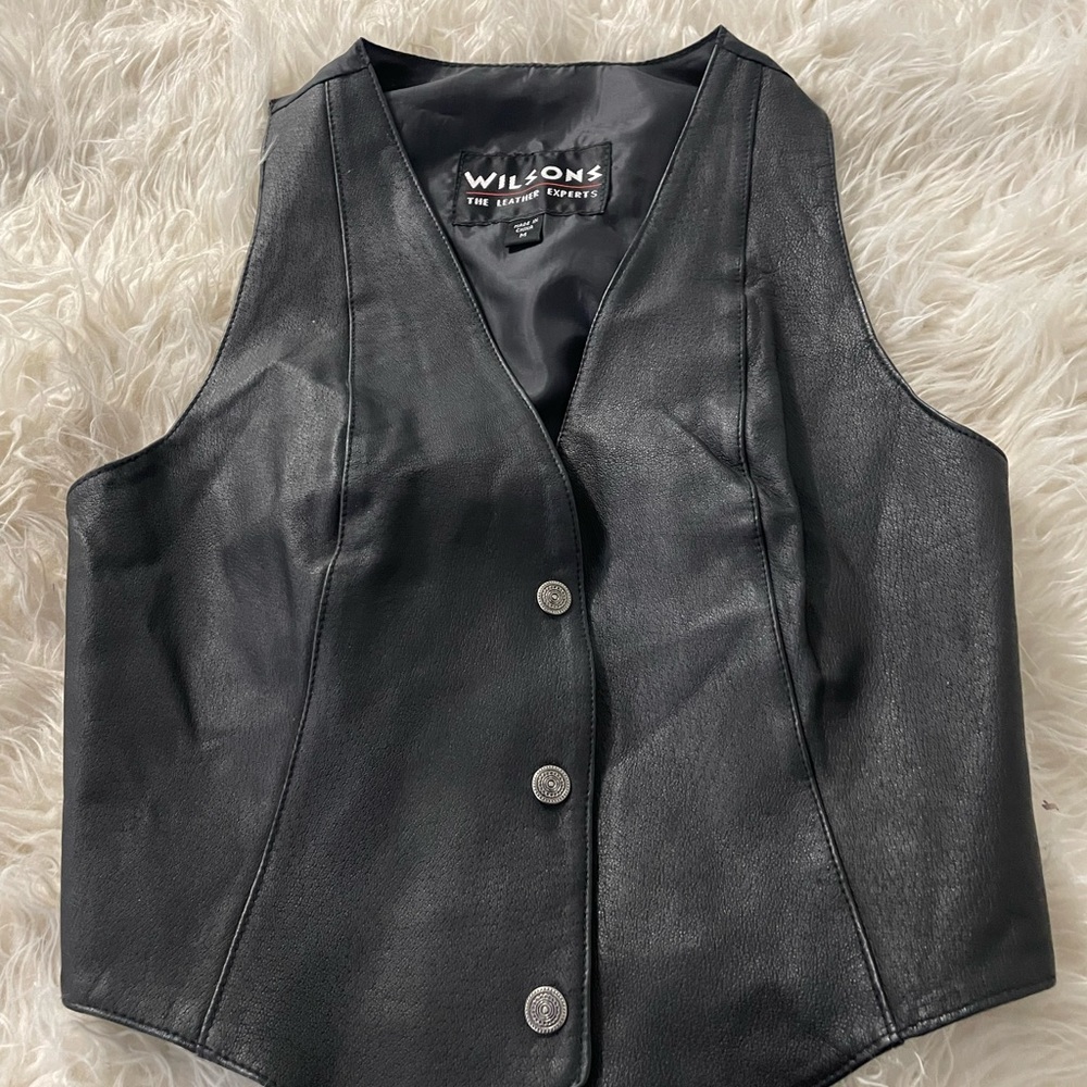 Wilson vintage leather vest